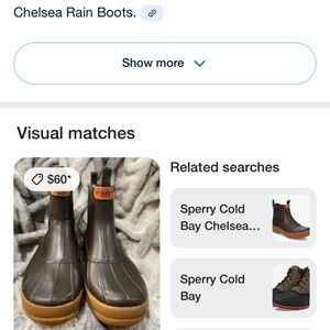 Sperry Chelsea Rubber Rain Boot